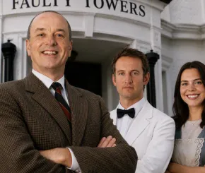 AI generated image of David Coombs, Will McIntosh-Whyte and Hannah Kennedy